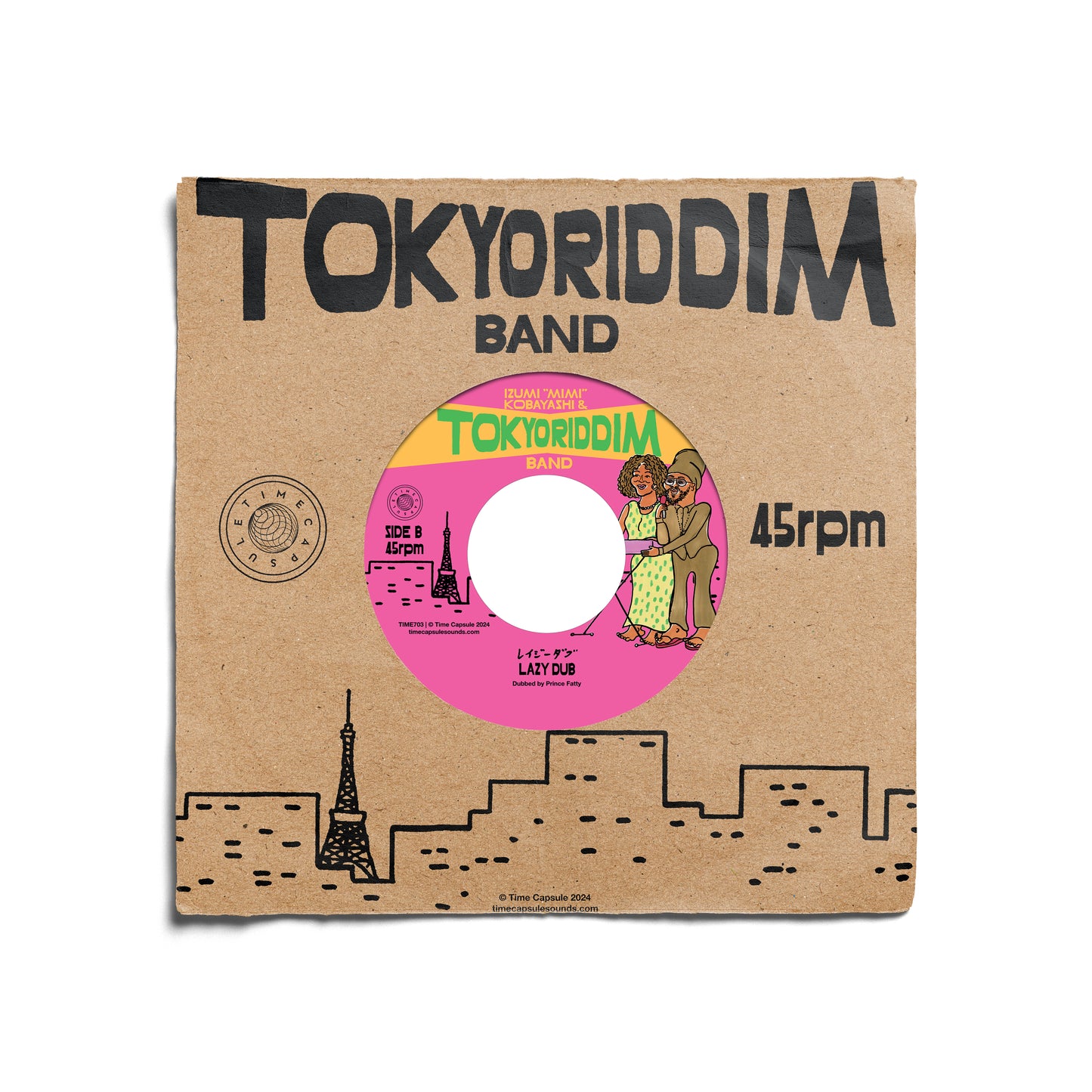 Tokyo Riddim Band - Lazy Love (TIME703) - 7inch