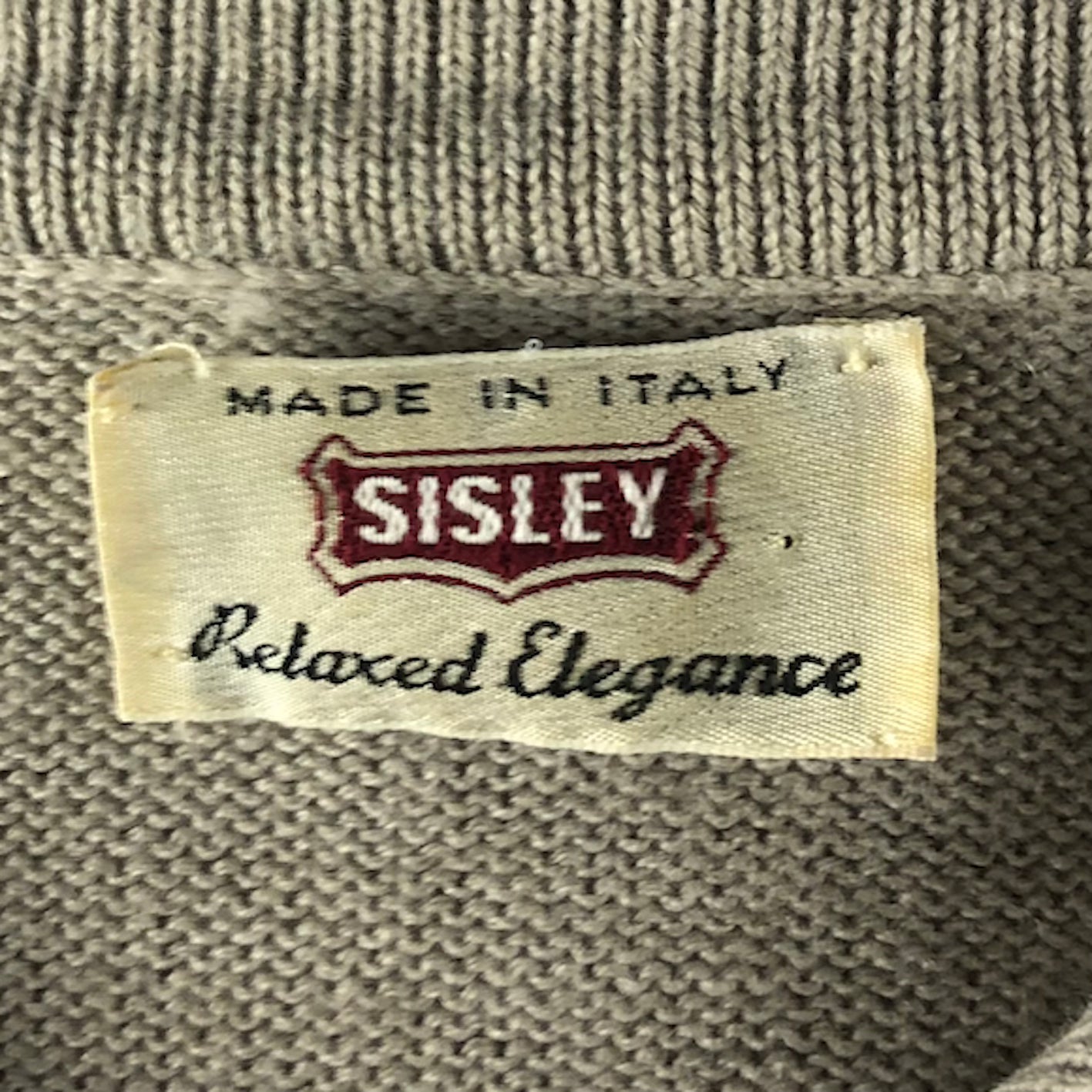 Vintage “Sisley” Knitted Coat