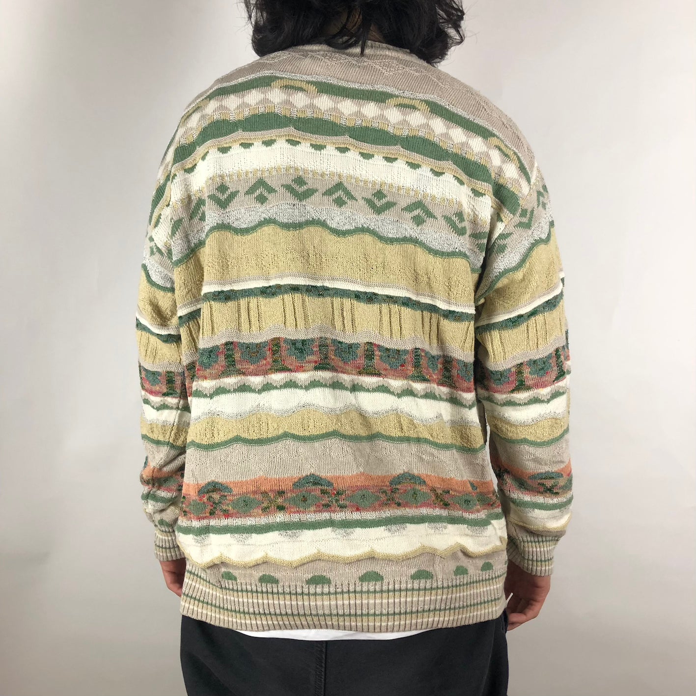 Vintage “Jimmy Free” Coogi Like Cardigan