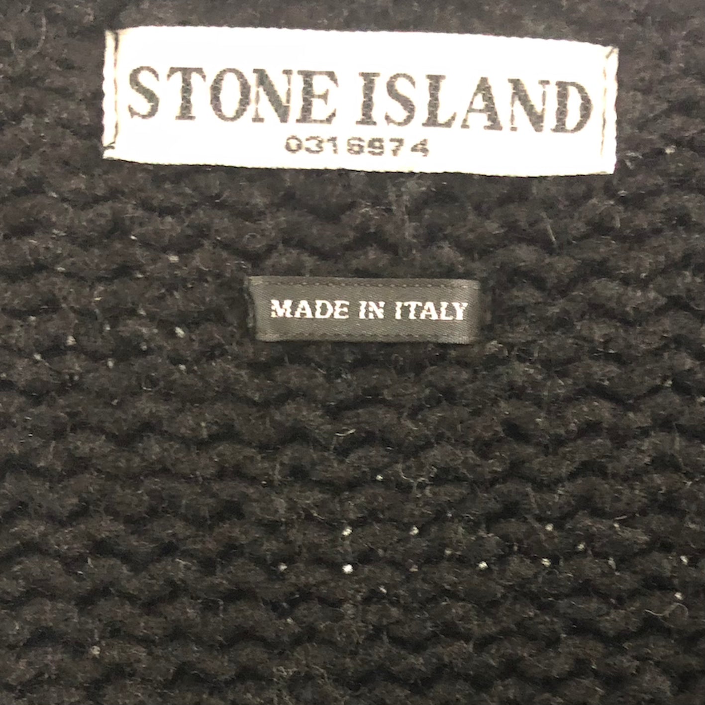 Vintage “Stone Island” Unique Knit Jacket (XXL)