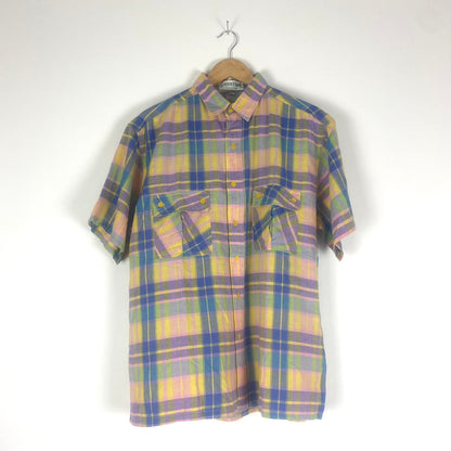 Vintage “GREEN PARK” Check Shirts (L)