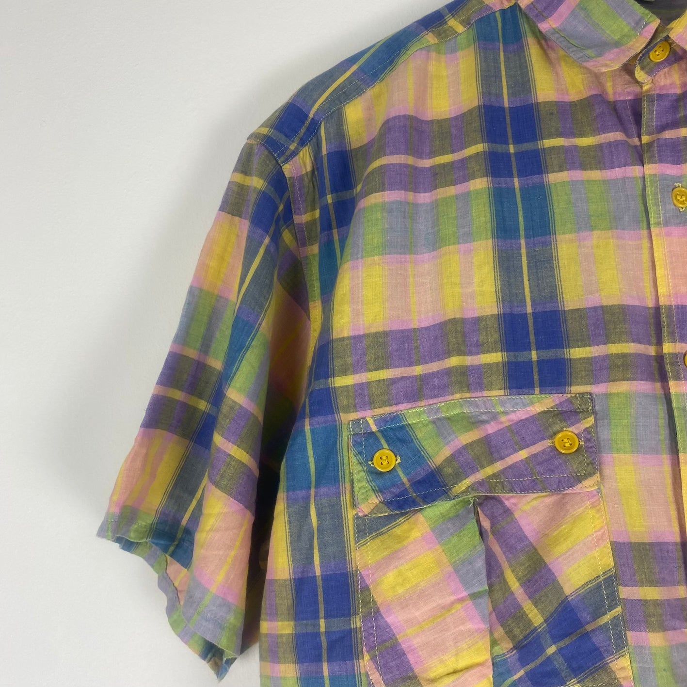 Vintage “GREEN PARK” Check Shirts (L)