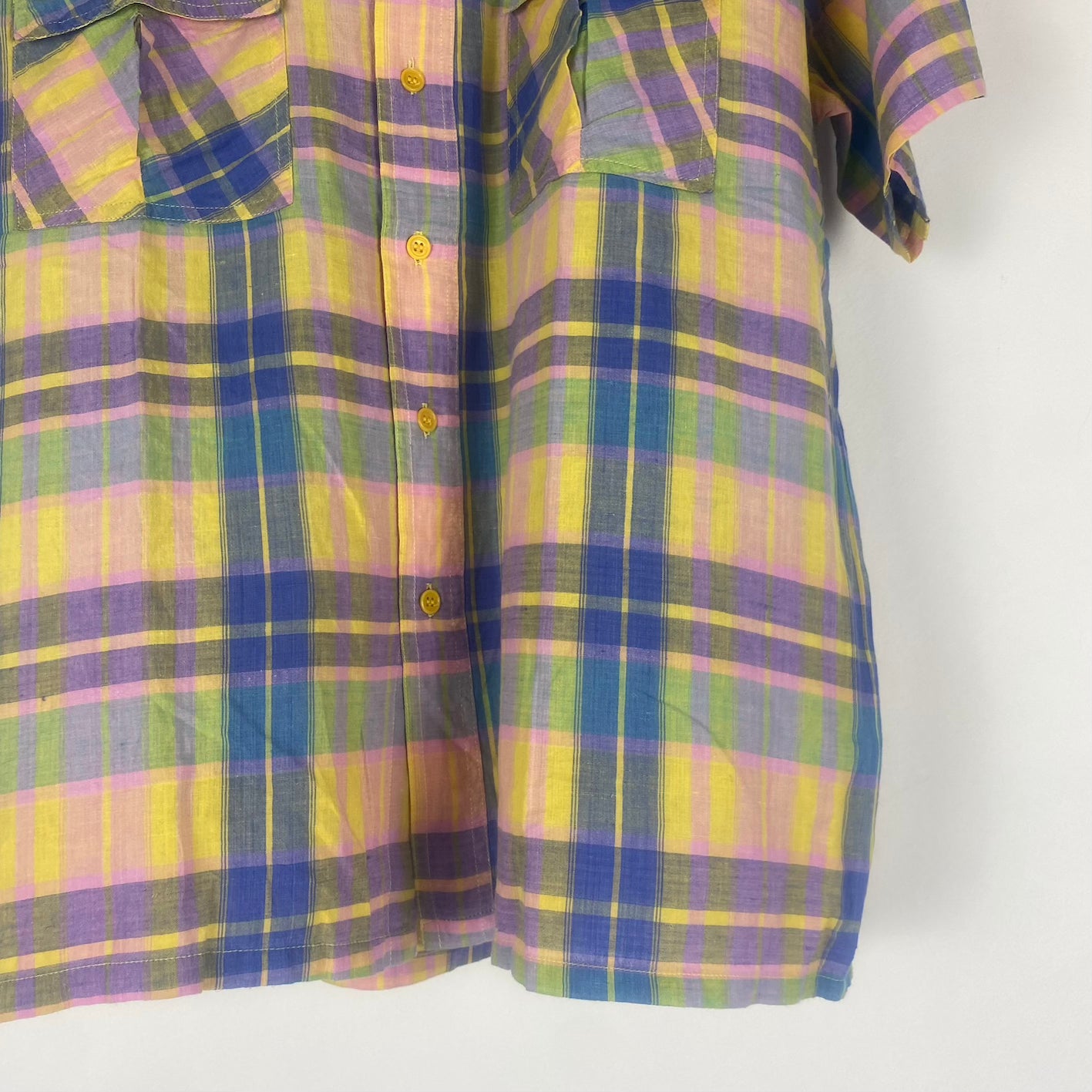 Vintage “GREEN PARK” Check Shirts (L)