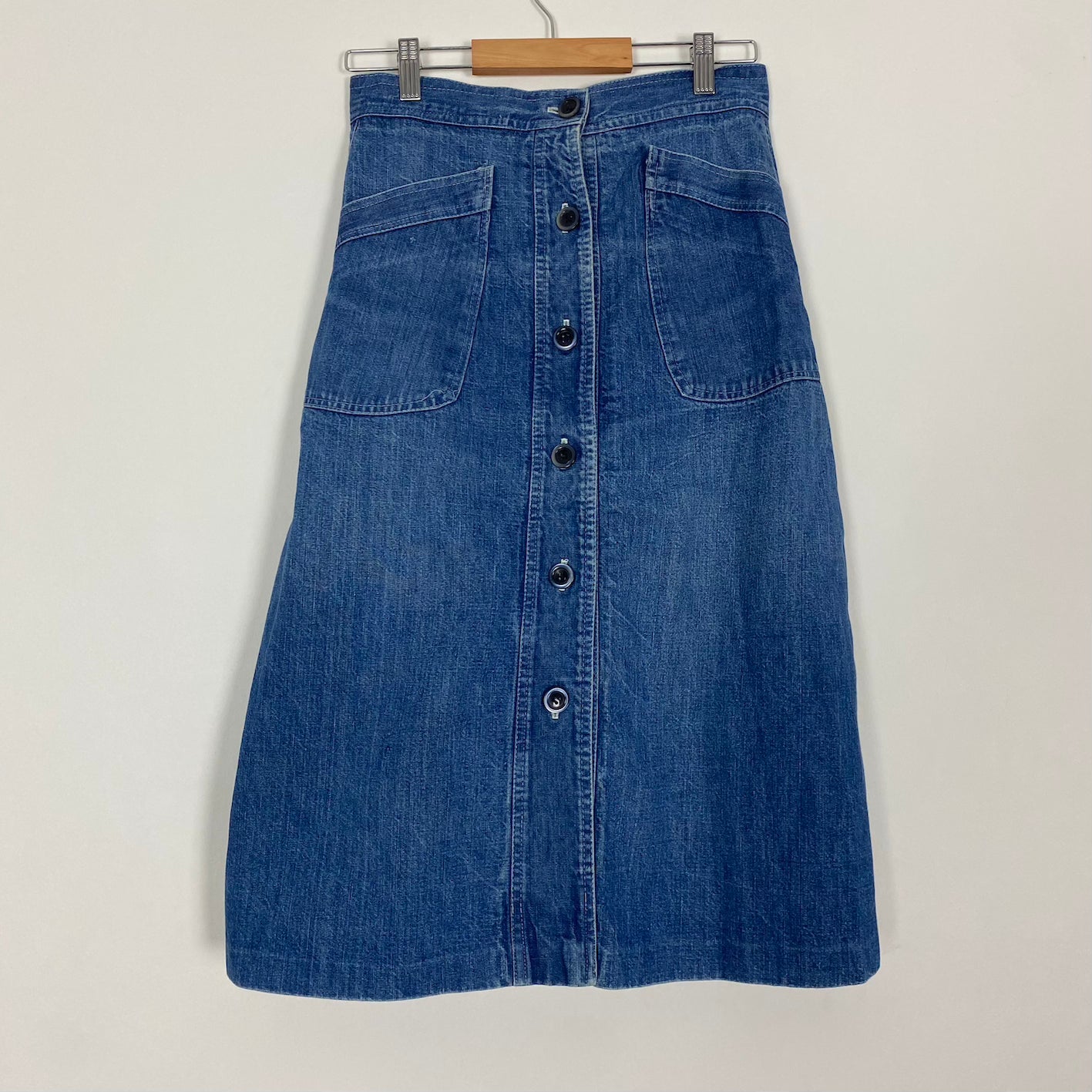 Vintage “LERYS” Paris Denim Skirt