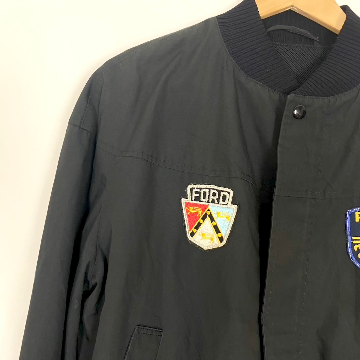 Vintage “Tiklas” Bootleg Woven Patch Jacket