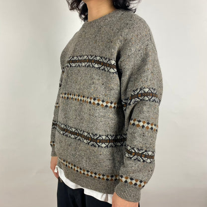 Vintage “TALGO City” Mixed Knit