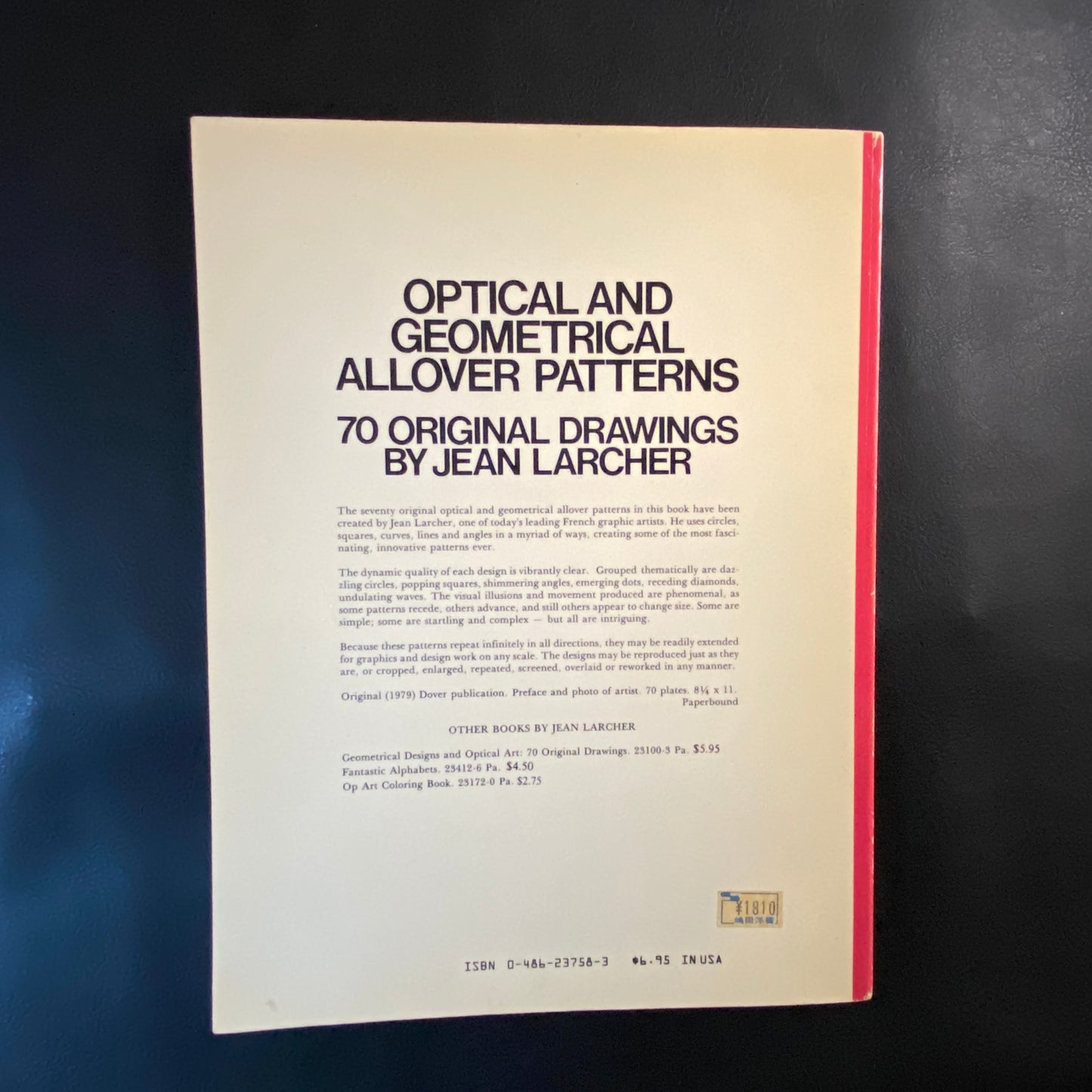 Optical and Geometrical Allover Patterns (Dover Pictorial Archive)