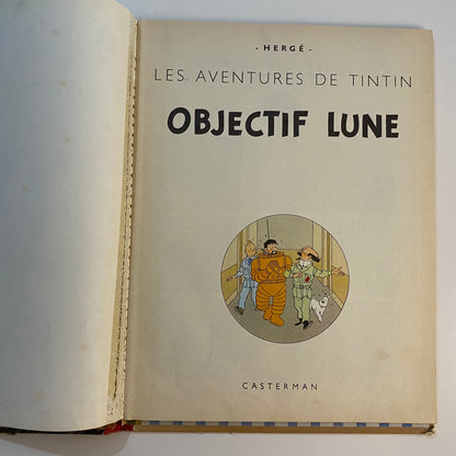 Tintin Objectif Lune 1953