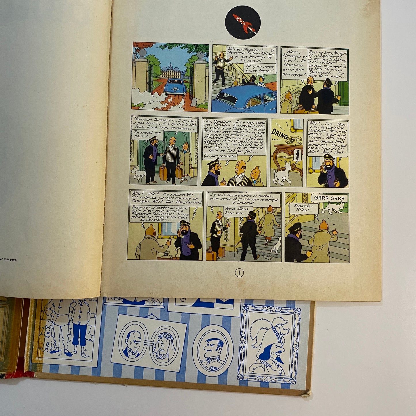 Tintin Objectif Lune 1953