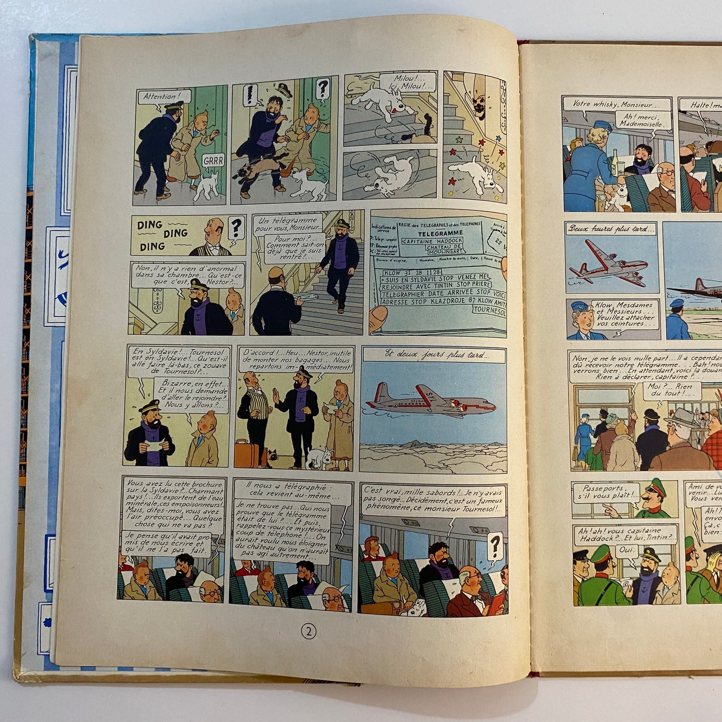 Tintin Objectif Lune 1953