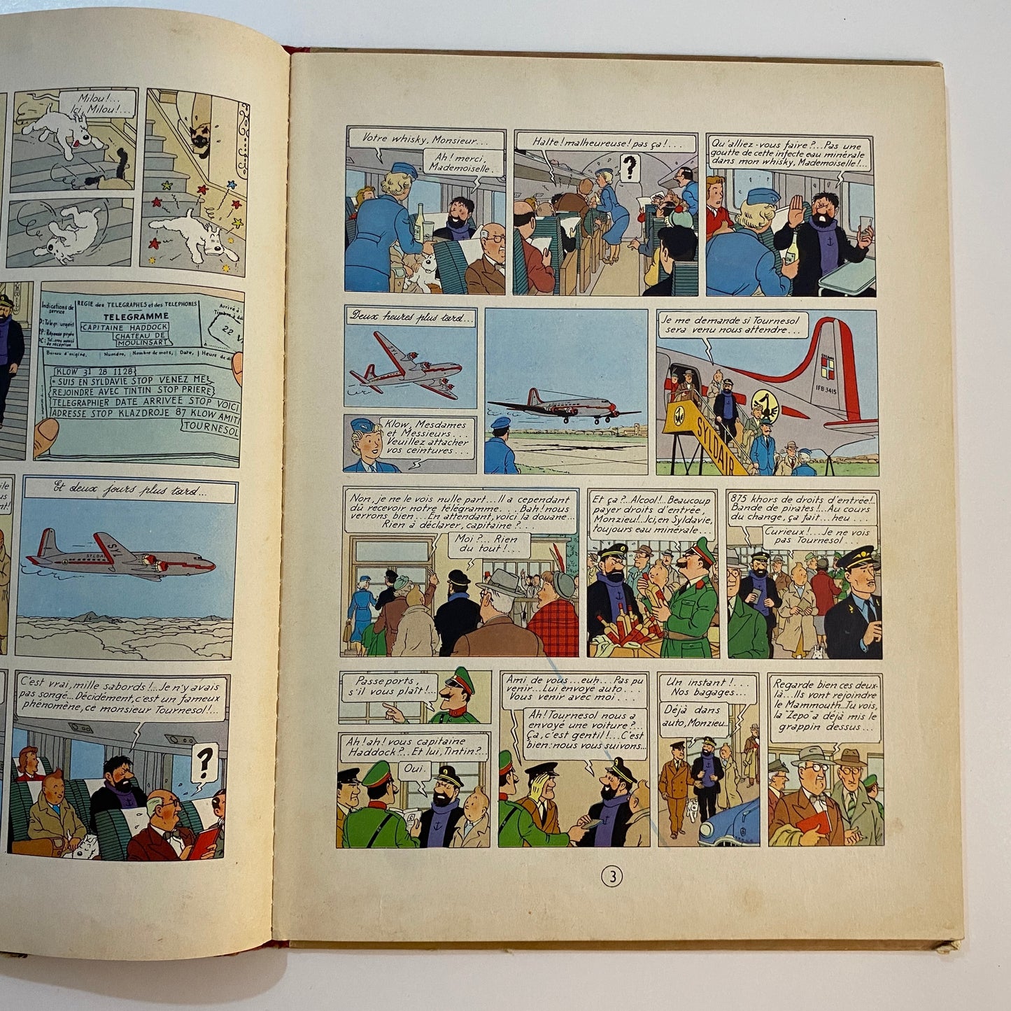 Tintin Objectif Lune 1953