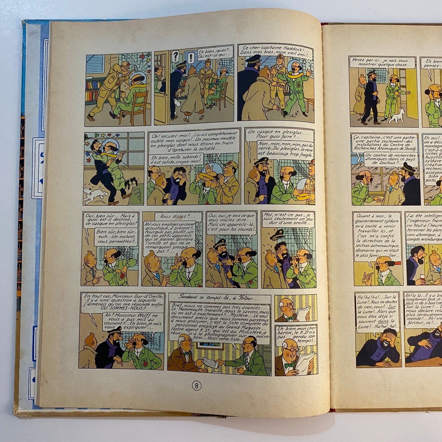 Tintin Objectif Lune 1953