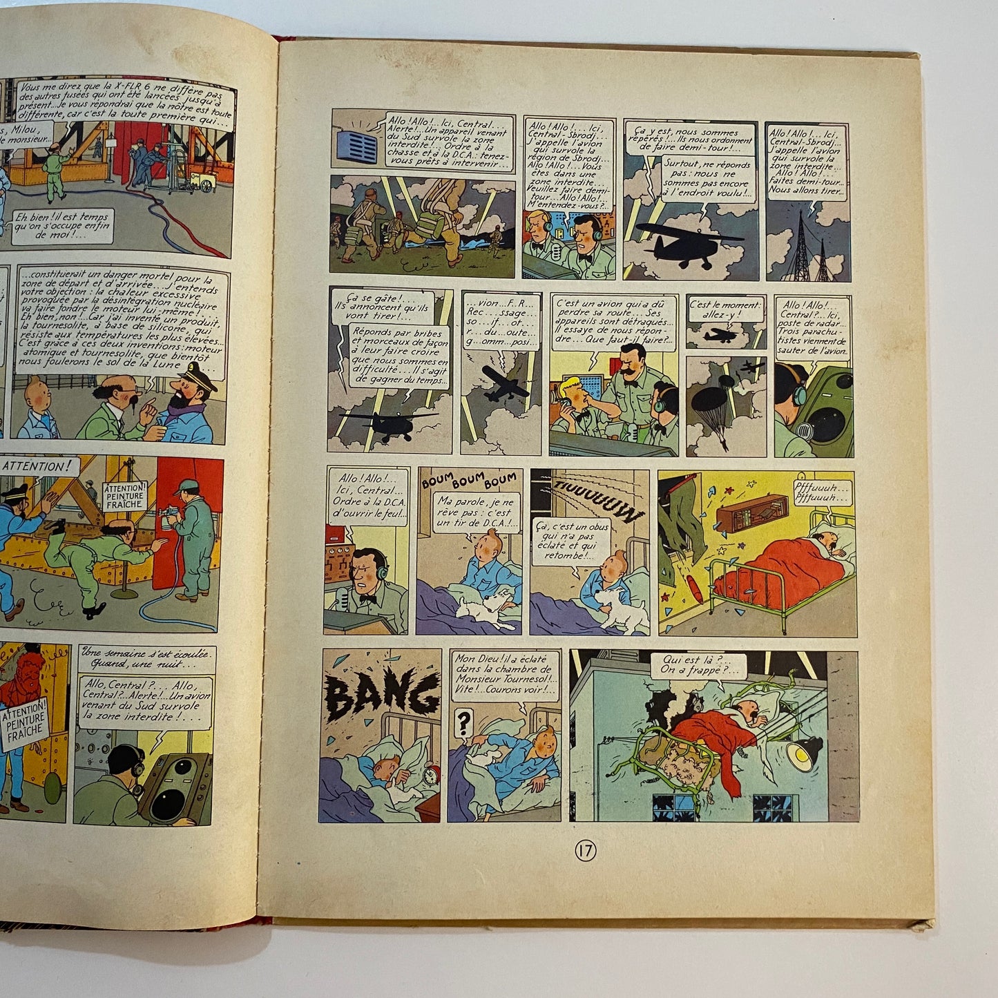 Tintin Objectif Lune 1953