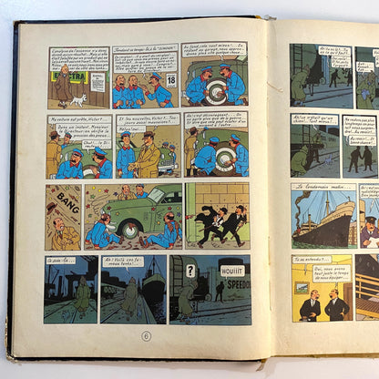 Tintin Au Pays de l'Or Noir Casterman Hergé en Français Bande Dessinée 1950