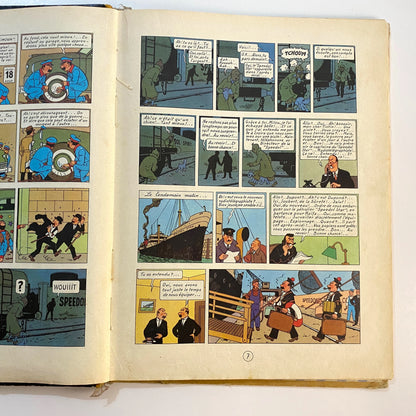 Tintin Au Pays de l'Or Noir Casterman Hergé en Français Bande Dessinée 1950