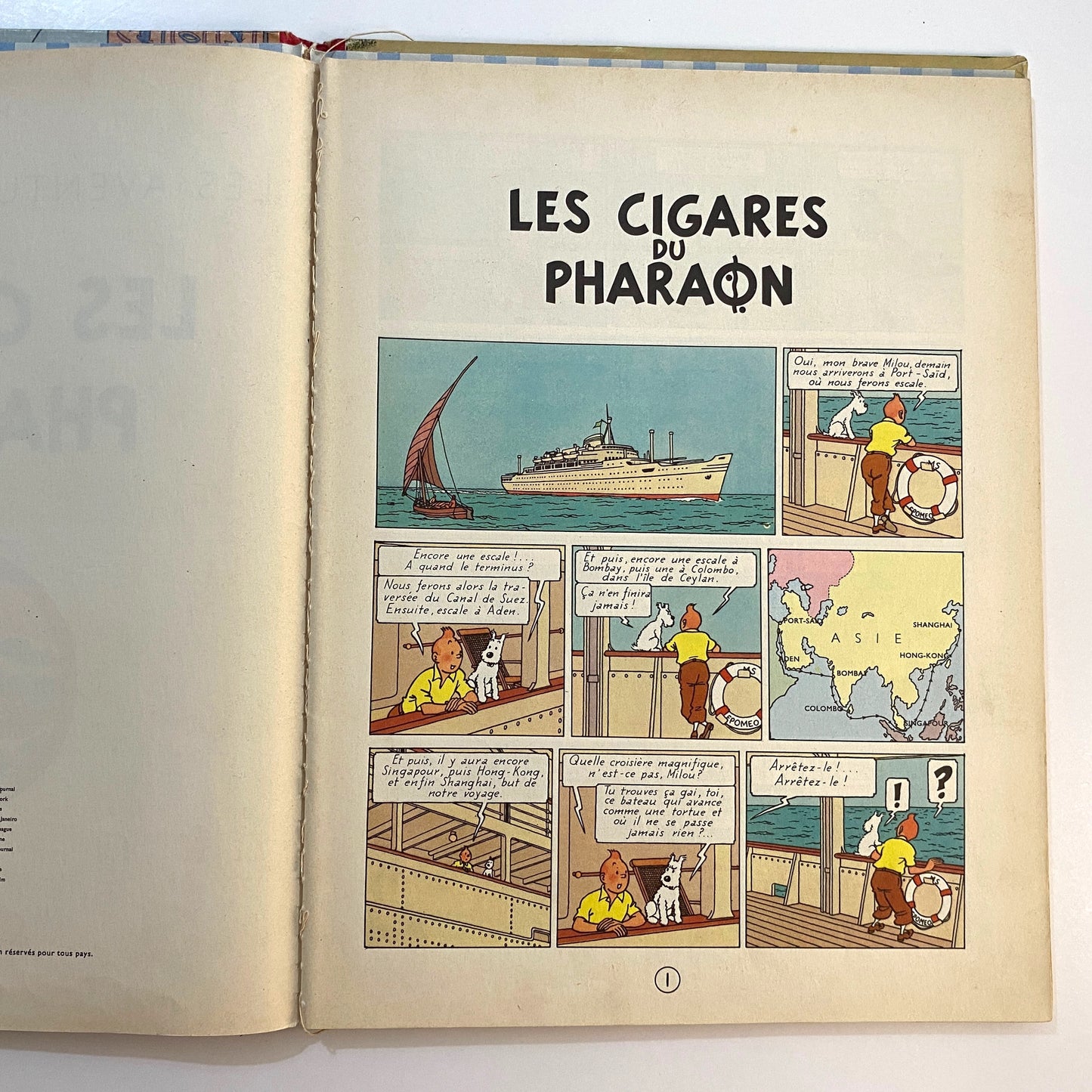 Tintin - Les Cigares du Pharaon