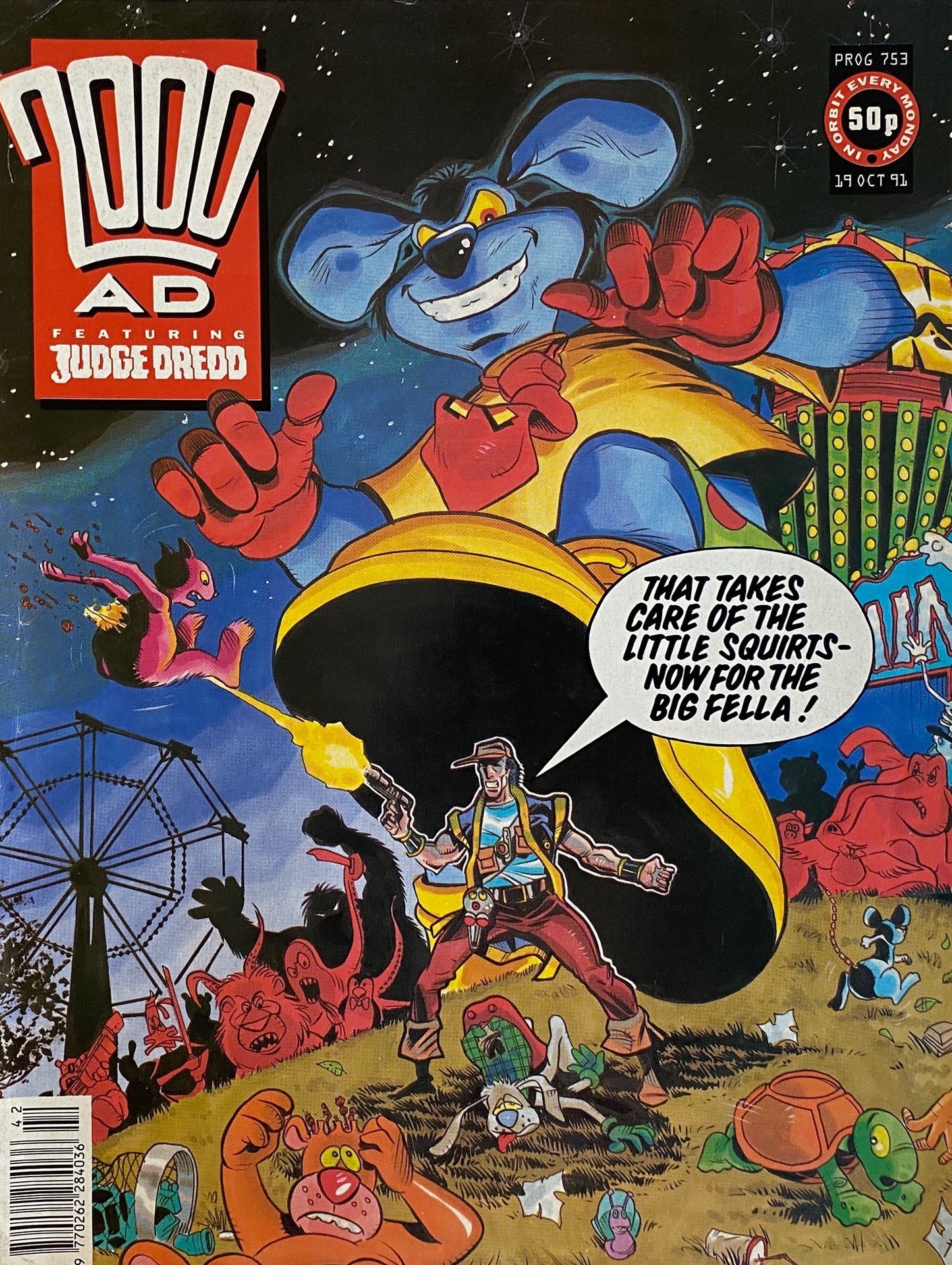 2000 AD #753 : October 1991 : Vintage UK Comic book