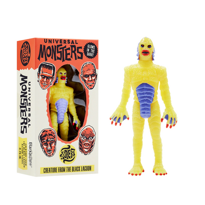 Universal Monsters ReAction Figure Creature From The Black Lagoon (Glow-In-The-Dark Costume Colors)