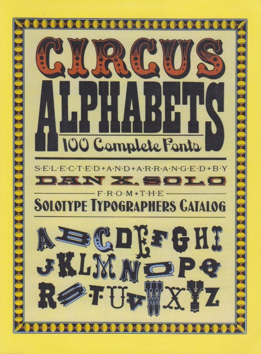 CIRCUS ALPHABETS 100 Complete Fonts