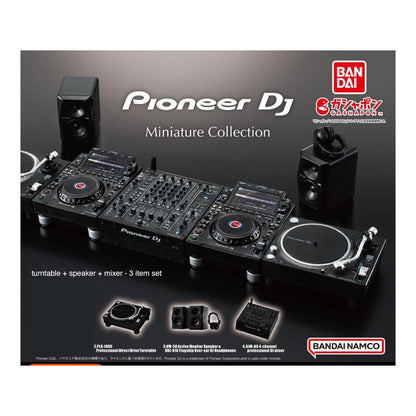 Bandai Pioneer DJ Miniature Collection 3 item set