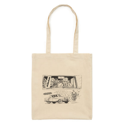 SUB SUN × CARAVAN TOTE BAG - ZOMBIE CAR